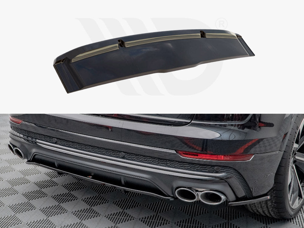 Central Rear Splitter (Vertical Bars) Audi SQ8 Mk1 - Wayside Performance 