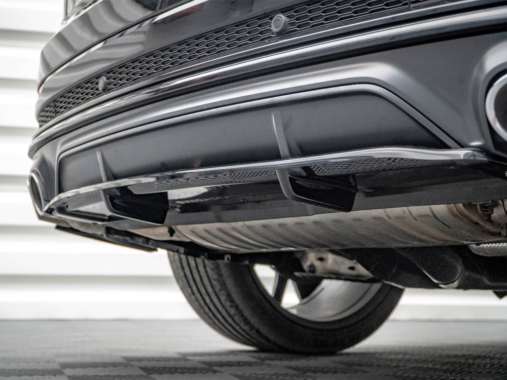 Central Rear Splitter (Vertical Bars) Audi SQ8 Mk1 - Wayside Performance 