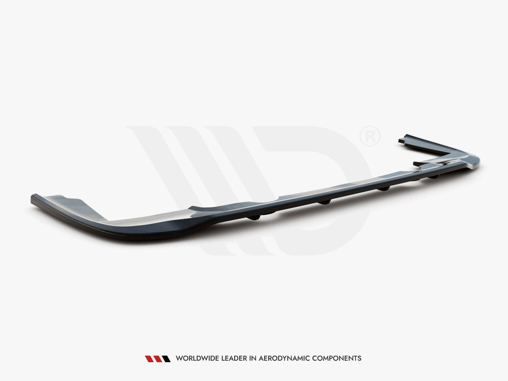 Central Rear Splitter (Vertical Bars) Peugeot Partner Long Mk3 - Wayside Performance 