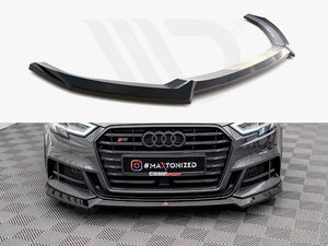Maxton Design Front Splitter V.3 Audi S3 Sportback 8v Facelift - Wayside Performance 