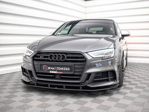 Maxton Design Street Pro Front Splitter Audi S3 Sportback 8v Facelift - Wayside Performance 