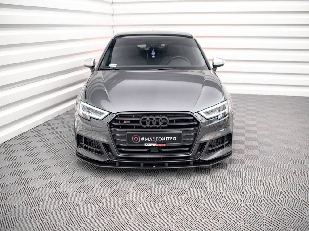 Maxton Design Street Pro Front Splitter Audi S3 Sportback 8v Facelift - Wayside Performance 