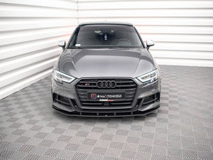 Maxton Design Street Pro Front Splitter Audi S3 Sportback 8v Facelift - Wayside Performance 