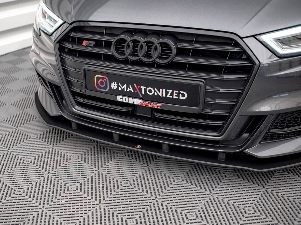Maxton Design Street Pro Front Splitter Audi S3 Sportback 8v Facelift - Wayside Performance 