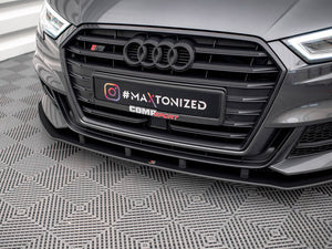 Maxton Design Street Pro Front Splitter Audi S3 Sportback 8v Facelift - Wayside Performance 