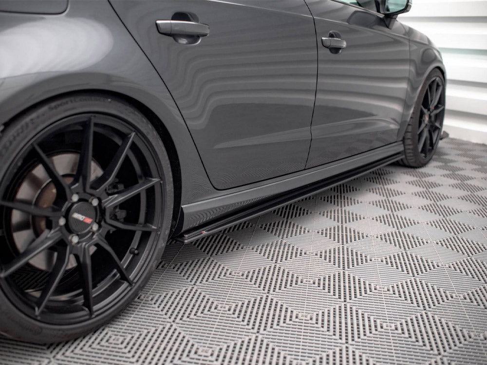 Maxton Design Street Pro Side Skirts Diffusers Audi S3 Sportback 8v Facelift - Wayside Performance 