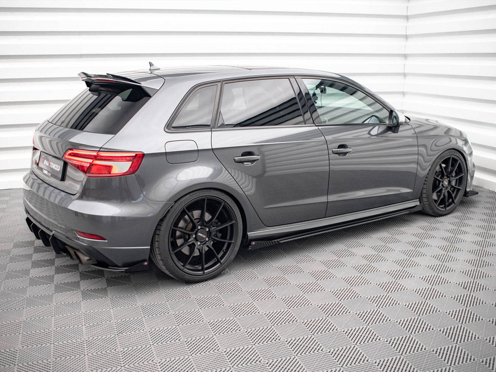 Maxton Design Side Flaps Audi S3 Sportback 8v Facelift - Wayside Performance 