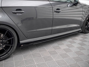 Maxton Design Side Flaps Audi S3 Sportback 8v Facelift - Wayside Performance 
