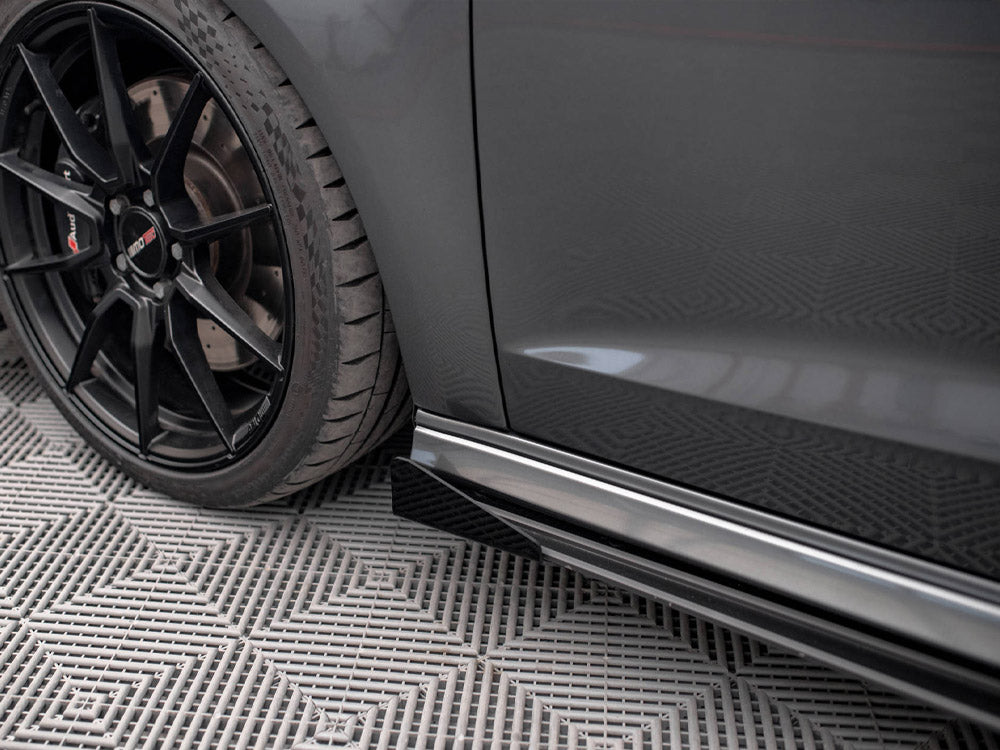 Maxton Design Side Flaps Audi S3 Sportback 8v Facelift - Wayside Performance 
