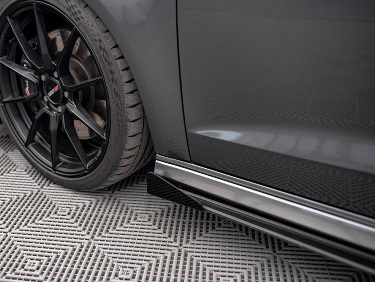 Maxton Design Side Flaps Audi S3 Sportback 8v Facelift - Wayside Performance 