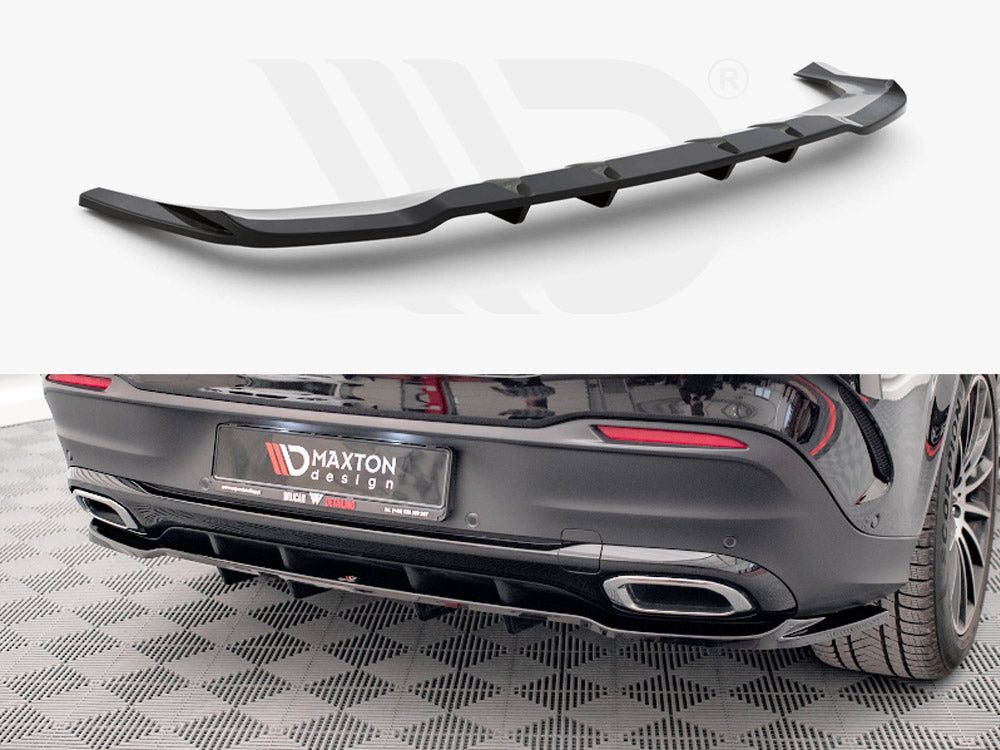 Central Rear Splitter (Vertical Bars) Mercedes GLE Coupe AMG Line C167 - Wayside Performance 