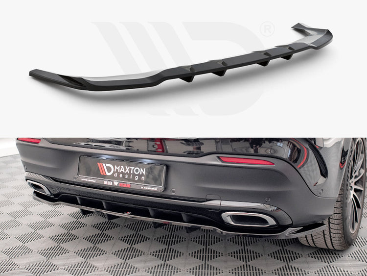 Central Rear Splitter (Vertical Bars) Mercedes GLE Coupe AMG Line C167 - Wayside Performance 