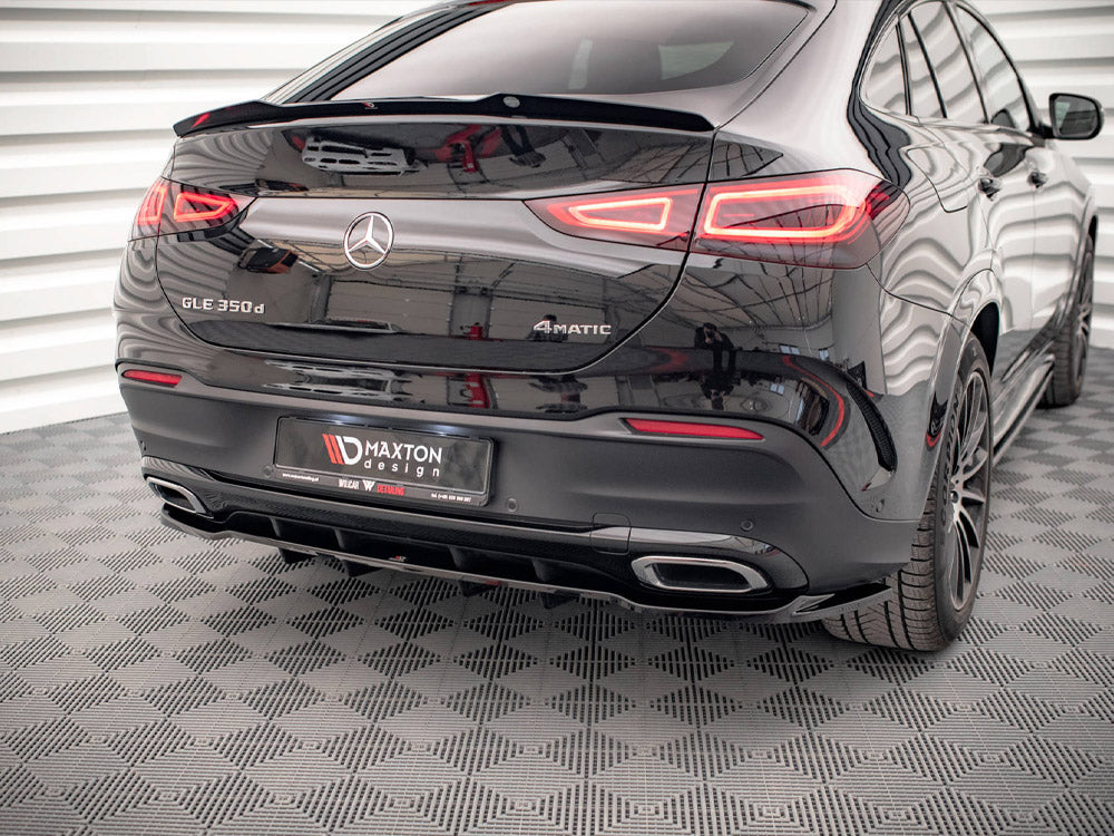 Central Rear Splitter (Vertical Bars) Mercedes GLE Coupe AMG Line C167 - Wayside Performance 