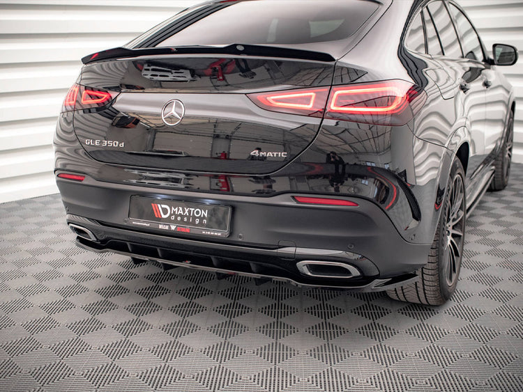 Central Rear Splitter (Vertical Bars) Mercedes GLE Coupe AMG Line C167 - Wayside Performance 