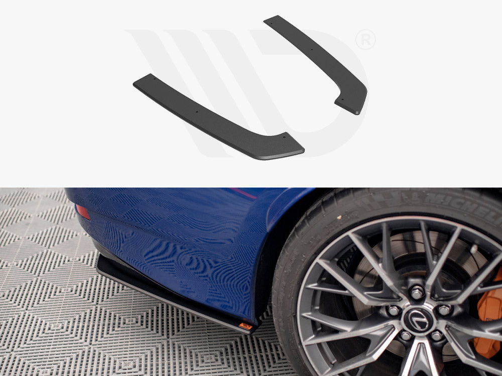 Street PRO Rear Side Splitters Lexus GS F Mk4 Facelift - Wayside Performance 