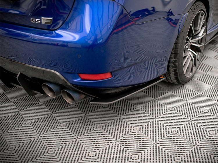 Street PRO Rear Side Splitters Lexus GS F Mk4 Facelift - Wayside Performance 