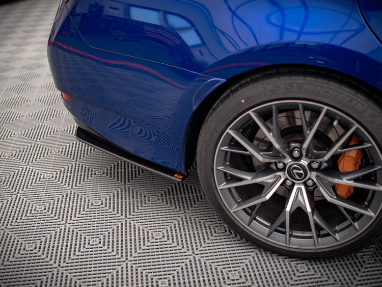 Street PRO Rear Side Splitters Lexus GS F Mk4 Facelift - Wayside Performance 