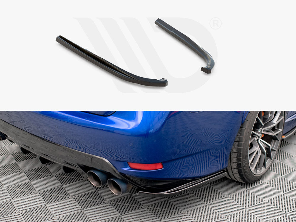 Rear Side Splitters Lexus GS F Mk4 Facelift - Wayside Performance 
