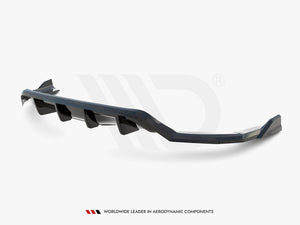 Central Rear Splitter (Vertical Bars) BMW X6 M Sport F16 - Wayside Performance 