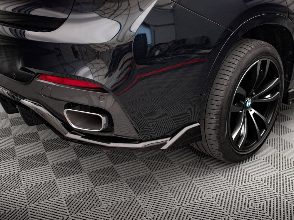 Central Rear Splitter (Vertical Bars) BMW X6 M Sport F16 - Wayside Performance 