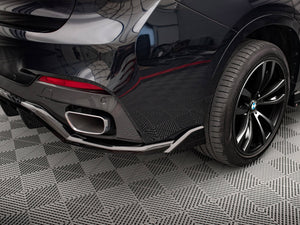 Central Rear Splitter (Vertical Bars) BMW X6 M Sport F16 - Wayside Performance 