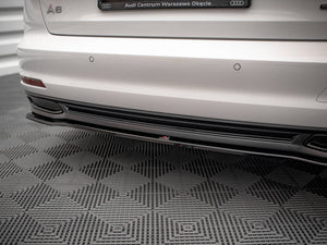 Central Rear Splitter Audi A6 C8 - Wayside Performance 