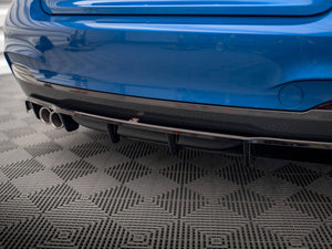 Central Rear Splitter (Vertical Bars) BMW 2 M-Pack F22 - Wayside Performance 