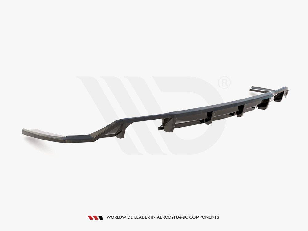 Central Rear Splitter (Vertical Bars) BMW 2 M-Pack F22 - Wayside Performance 