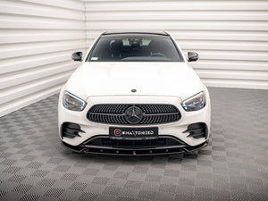 Front Splitter V.2 Mercedes E AMG Line W213 Facelift - Wayside Performance 