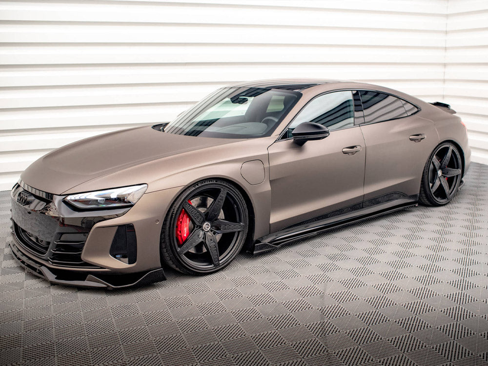 Side Skirts Diffusers V.2 Audi e-Tron GT / RS GT Mk1 - Wayside Performance 