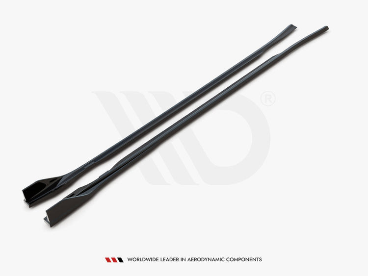 Side Skirts Diffusers V.2 Audi e-Tron GT / RS GT Mk1 - Wayside Performance 