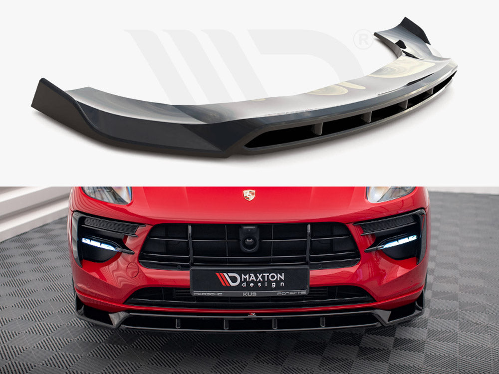 Front Splitter V.2 Porsche Macan Mk1 Facelift - Wayside Performance 