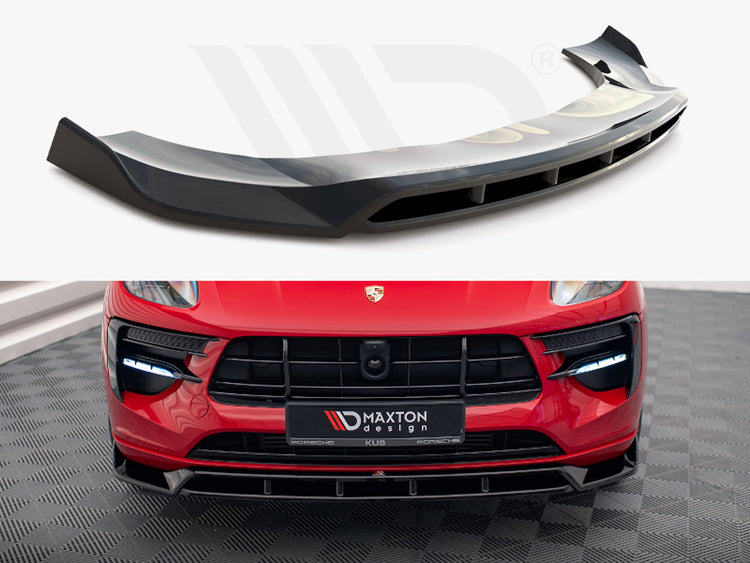 Front Splitter V.2 Porsche Macan Mk1 Facelift - Wayside Performance 