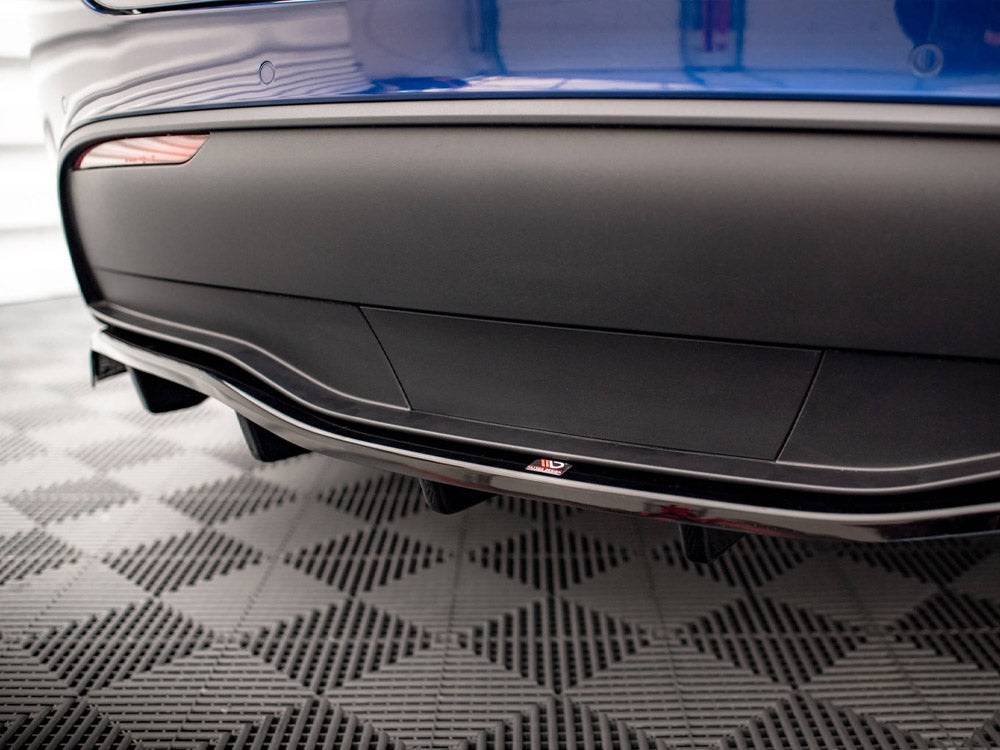 Central Rear Splitter (Vertical Bars) Tesla Model Y - Wayside Performance 