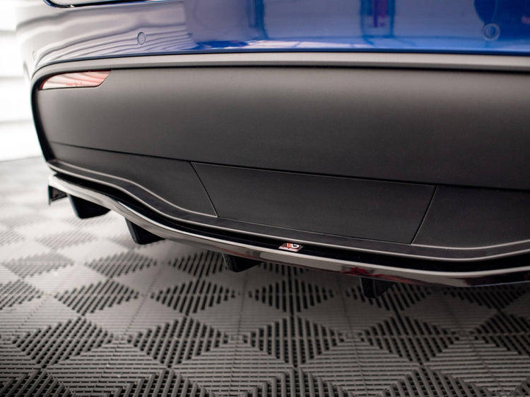 Central Rear Splitter (Vertical Bars) Tesla Model Y - Wayside Performance 