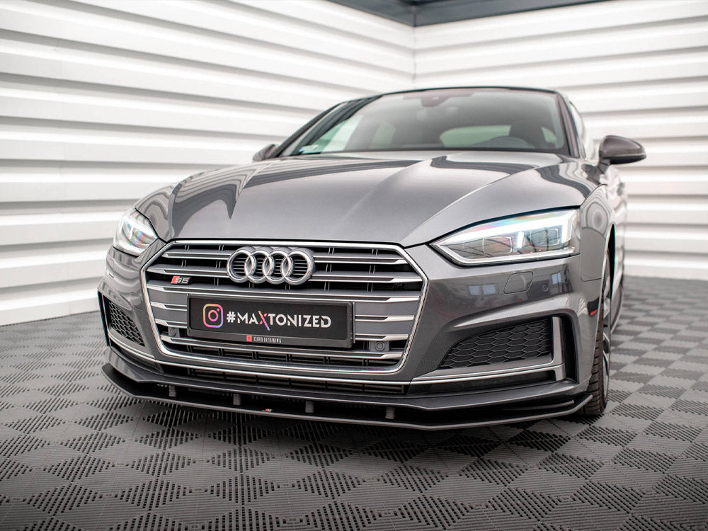 Street PRO Front Splitter Audi A5 S-Line / S5 Coupe / Sportback F5 - Wayside Performance 