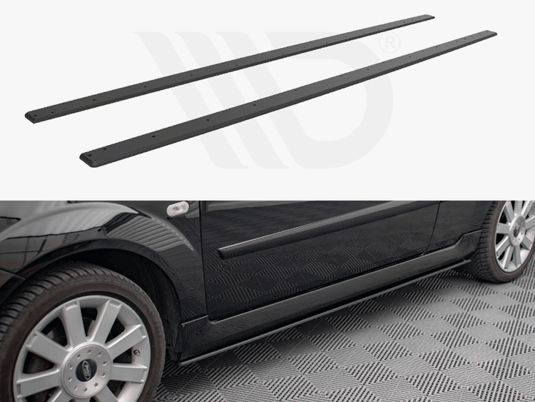 Street PRO Side Skirts Diffusers Ford Fiesta ST Mk6 - Wayside Performance 