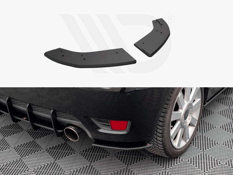 Street PRO Rear Side Splitters Ford Fiesta ST Mk6 - Wayside Performance 