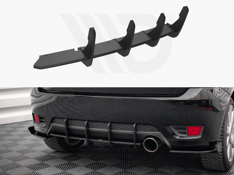 Street PRO Rear Diffuser Ford Fiesta ST Mk6 - Wayside Performance 