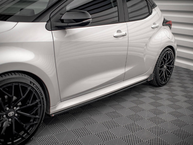 Side Skirts Diffusers V.1 + Flaps Toyota Yaris Mk4 - Wayside Performance 