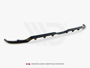 Central Rear Splitter V.2 (Vertical Bars) Toyota Yaris Mk4 - Wayside Performance 