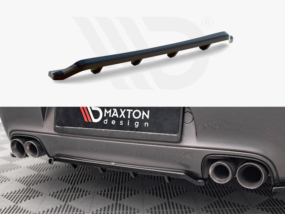 Central Rear Splitter (Vertical Bars) Porsche 911 Carrera / Carrera GTS 997 Facelift - Wayside Performance 