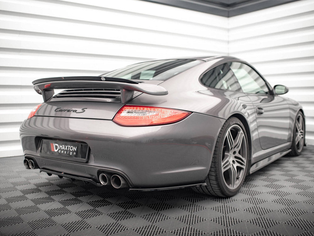 Central Rear Splitter (Vertical Bars) Porsche 911 Carrera / Carrera GTS 997 Facelift - Wayside Performance 