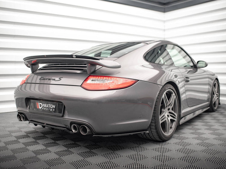 Central Rear Splitter (Vertical Bars) Porsche 911 Carrera / Carrera GTS 997 Facelift - Wayside Performance 