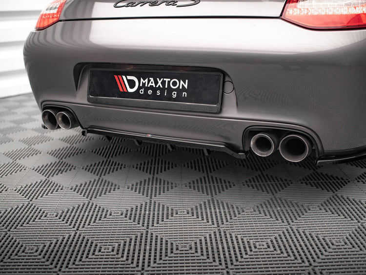 Central Rear Splitter (Vertical Bars) Porsche 911 Carrera / Carrera GTS 997 Facelift - Wayside Performance 