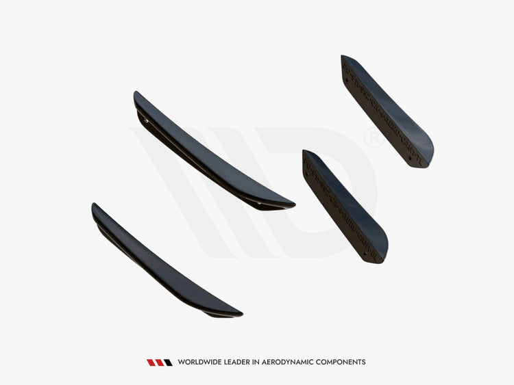 Front Bumper Wings (Canards) Porsche 911 Carrera Aero 992 - Wayside Performance 