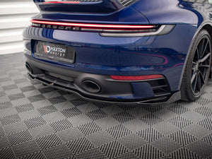 Central Rear Splitter (Vertical Bars) V.2 Porsche 911 Carrera Aero / Carrera GTS 992 - Wayside Performance 