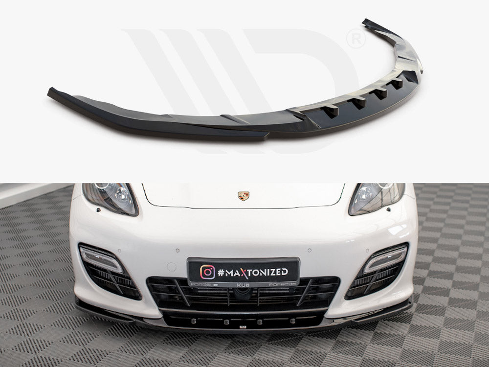 Front Splitter V.2 Porsche Panamera Turbo Sport Design Package 970 - Wayside Performance 