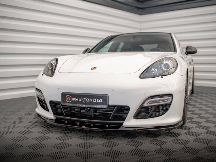 Front Splitter V.2 Porsche Panamera Turbo Sport Design Package 970 - Wayside Performance 