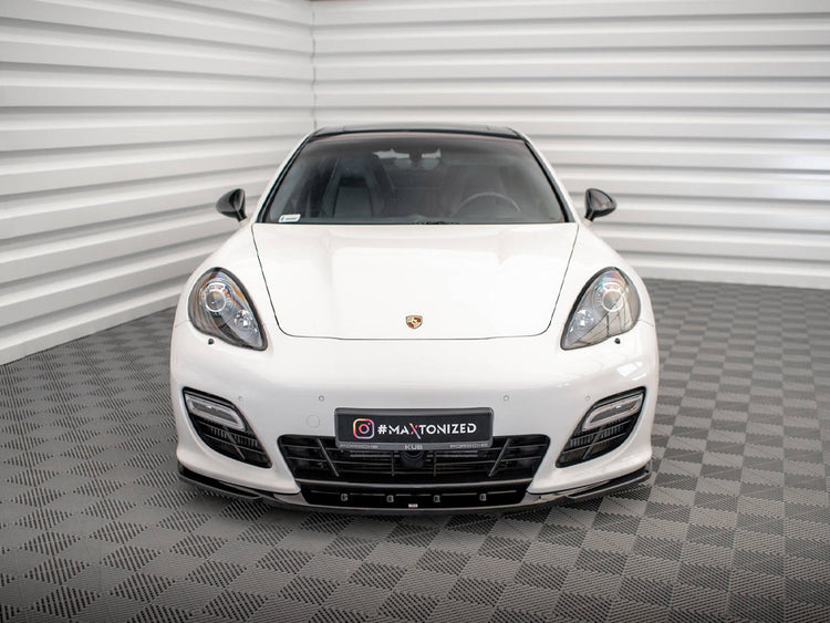 Front Splitter V.2 Porsche Panamera Turbo Sport Design Package 970 - Wayside Performance 